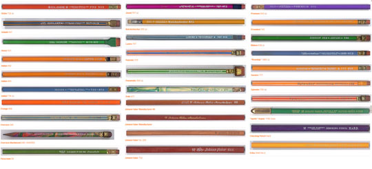 Brand name pencils